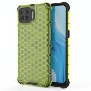 For OPPO A73 Shockproof Honeycomb PC + TPU Case(Green) (OEM)