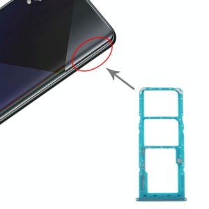For Samsung Galaxy A50s SM-A507 SIM Card Tray + SIM Card Tray + Micro SD Card Tray (Green) (OEM)