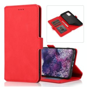 For Samsung Galaxy S20 Plus 5G Retro Magnetic Closing Clasp Horizontal Flip Leather Case with Holder & Card Slots & Photo Frame & Wallet(Red) (OEM)