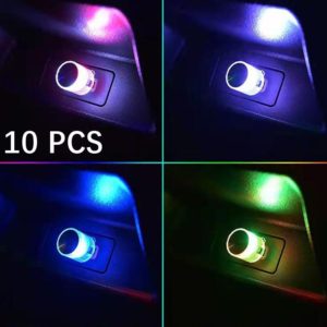 Car Decorative USB Universal LED Atmosphere Lamp, Color: Colorful Flash (OEM)