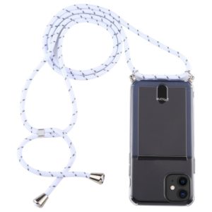 For iPhone 12 mini Transparent TPU Protective Case with Lanyard & Card Slot(Transparent) (OEM)