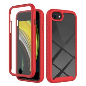 Starry Sky Solid Color Series Shockproof PC + TPU Case with PET Film For iPhone 6(Red) (OEM)