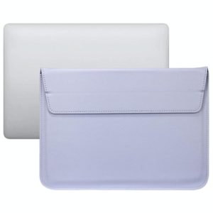 PU Leather Ultra-thin Envelope Bag Laptop Bag for MacBook Air / Pro 11 inch, with Stand Function(Tranquil Blue) (OEM)