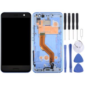 Original LCD Screen for HTC U11 Digitizer Full Assembly with Frame (Blue) (OEM)