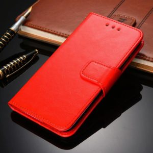 For OnePlus Nord CE 5G Crystal Texture Horizontal Flip Leather Case with Holder & Card Slots & Wallet(Red) (OEM)