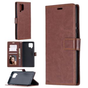 For Samsung Galaxy A42 5G Crazy Horse Texture Horizontal Flip Leather Case with Holder & Card Slots & Wallet & Photo Frame(Brown) (OEM)