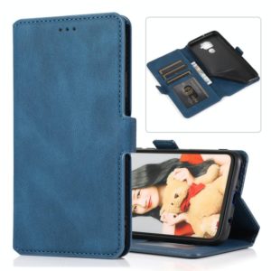 For Huawei Mate 30 Lite Retro Magnetic Closing Clasp Horizontal Flip Leather Case with Holder & Card Slots & Photo Frame & Wallet(Navy Blue) (OEM)