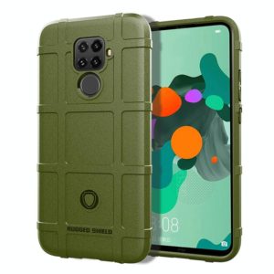 For Motorola Moto E7 Plus Full Coverage Shockproof TPU Case(Army Green) (OEM)