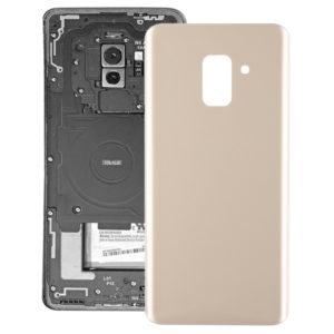 For Galaxy A8+ (2018) / A730 Back Cover (Gold) (OEM)