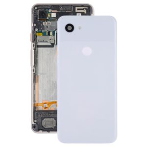 Battery Back Cover with Camera Lens & Side Keys for Google Pixel 3a(White) (OEM)