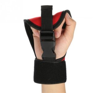Rehabilitation Fixed Auxiliary Special Gloves Hemiplegia Training Equipment, Style:Buckle Type (OEM)