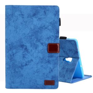For Galaxy Tab A 10.5 / T590 Business Style Horizontal Flip Leather Case, with Holder & Card Slot & Photo Frame & Sleep / Wake-up Function(Blue) (OEM)