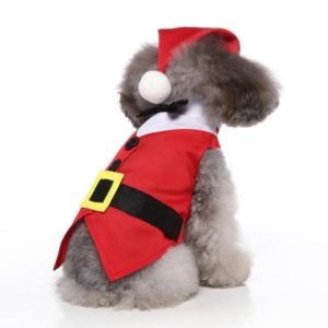 Halloween Christmas Day Pets Dress Up Clothes Pet Funny Clothes, Size: XL(SDZ130 Christmas Dress) (OEM)
