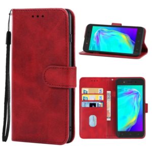 For Itel A17 Leather Phone Case(Red) (OEM)