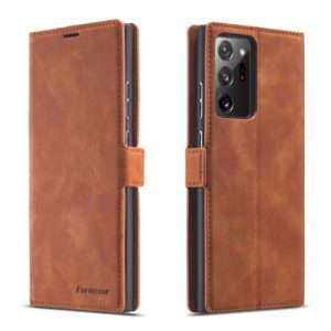 For Samsung Galaxy Note20 Ultra Forwenw Dream Series Oil Edge Strong Magnetism Horizontal Flip Leather Case with Holder & Card Slots & Wallet & Photo Frame(Brown) (Forwenw) (OEM)