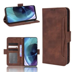 For Motorola Moto G41 / G31 Skin Feel Calf Pattern Leather Phone Case(Brown) (OEM)