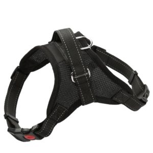 K9 Dog Adjustable Chest Strap, Size: XL(Breathable Black) (OEM)