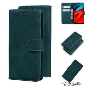 For Blackview A80 Pro Skin Feel Pure Color Flip Leather Phone Case(Green) (OEM)