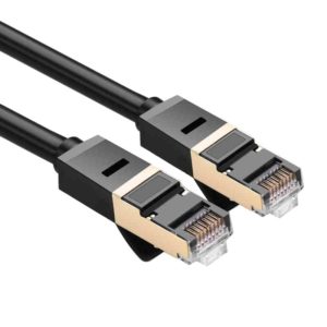 CAT7 Gold Plated Dual Shielded Full Copper LAN Network Cable, Length: 8m (OEM)