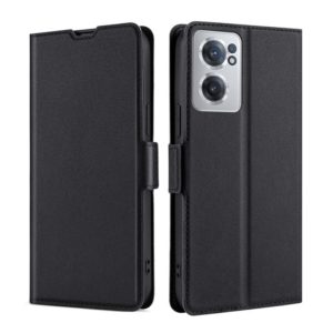 For OnePlus Nord CE 2 5G Ultra-thin Voltage Side Buckle Flip Leather Case(Black) (OEM)
