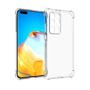 For Huawei P40 Pro+ Shockproof Non-slip Waterproof Thickening TPU Protective Case(Transparent) (OEM)