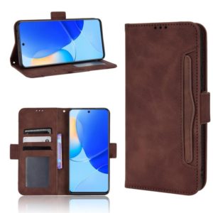 For Honor 50 SE / Huawei nova 9 SE Skin Feel Calf Texture Card Slots Leather Phone Case(Brown) (OEM)
