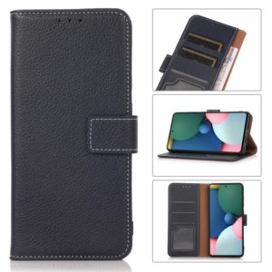 For Motorola Moto G40 Fusion Litchi Texture PU + TPU Horizontal Flip Leather Case with Holder & Card Slots & Wallet(Blue) (OEM)