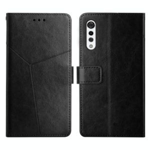 For LG Velvet 2 Pro Y Stitching Horizontal Flip Leather Phone Case(Black) (OEM)