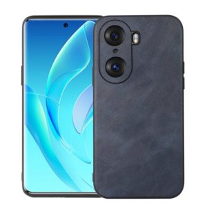 For Honor 60 Pro Cowhide Texture PU Phone Case(Blue) (OEM)
