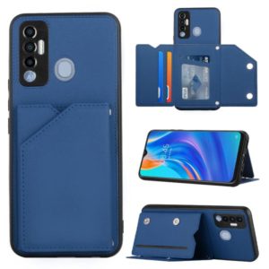 For Tecno Spark 7P Skin Feel PU + TPU + PC Phone Case(Blue) (OEM)