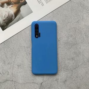 For Huawei Nova 6 Shockproof Frosted TPU Protective Case(Light Blue) (OEM)