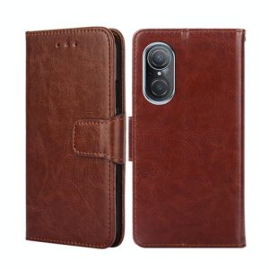 For Huawei nova 9 SE Crystal Texture Leather Phone Case(Brown) (OEM)