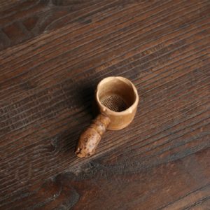 Bamboo Woven Creative Filter Reusable Filter Tea Colander Gadget, Style:Bamboo Root Tea Leak (OEM)