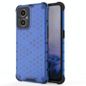 For OnePlus Nord N20 5G Shockproof Honeycomb PC + TPU Phone Case(Blue) (OEM)