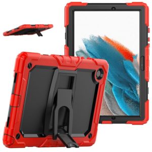 For Samsung Galaxy Tab A8 10.5 2021 Shockproof Black Silicone + PC Tablet Protective Case(Red) (OEM)
