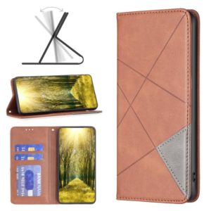 For Sony Xperia 1 III Prismatic Invisible Magnetic Leather Phone Case(Brown) (OEM)