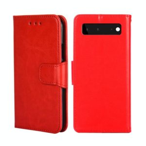 For Google Pixel 6 Crystal Texture Leather Phone Case(Red) (OEM)
