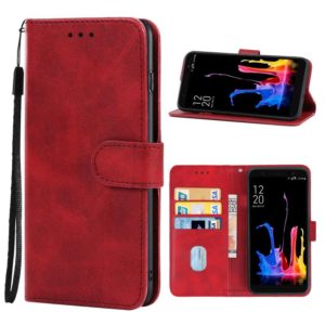 Leather Phone Case For Asus Zenfone Lite L1 ZA551KL(Red) (OEM)
