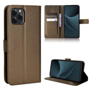 For Blackview A95 Diamond Texture Leather Phone Case(Brown) (OEM)