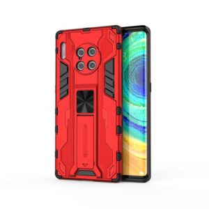 For Huawei Mate 30 Pro Supersonic PC + TPU Shock-proof Protective Case with Holder(Red) (OEM)