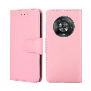 For Honor Magic4 Crystal Texture Leather Phone Case(Pink) (OEM)
