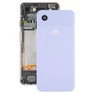 Battery Back Cover with Camera Lens & Side Keys for Google Pixel 3a(Light Purple) (OEM)