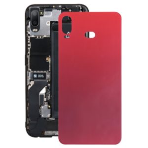 For Galaxy A6s Battery Back Cover (Red) (OEM)