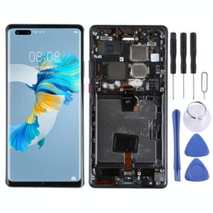 Original LCD Screen for Huawei Mate 40 Pro Digitizer Full Assembly with Frame(Black) (OEM)