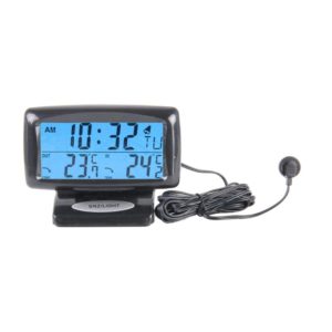 SH-350-2 Multi-Function Digital Temperature Thermometer Alarm Clock LCD Monitor Battery Meter Detector Display (OEM)