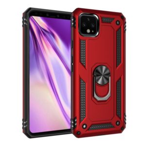 For Google Pixel 4XL Shockproof TPU + PC Protective Case with 360 Degree Rotating Holder(Red) (OEM)
