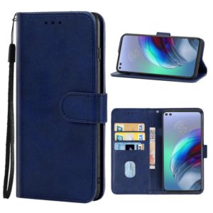 For Motorola Moto Edge S / G100 Leather Phone Case(Blue) (OEM)