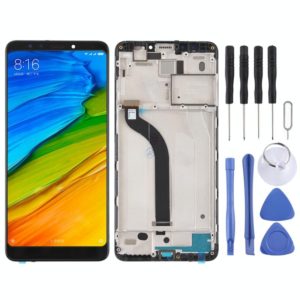 TFT LCD Screen for Xiaomi Redmi 5 Digitizer Full Assembly with Frame(Black) (OEM)