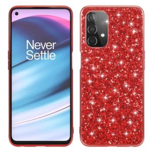 For OnePlus Nord CE 2 Lite 5G Glitter Powder Shockproof TPU Protective Phone Case(Red) (OEM)