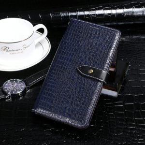 For Cubot J5 idewei Crocodile Texture Horizontal Flip Leather Case with Holder & Card Slots & Wallet(Dark Blue) (idewei) (OEM)